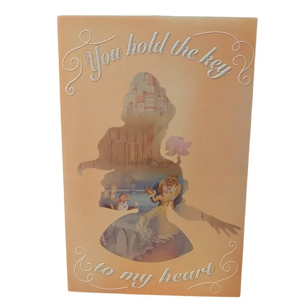 New Beauty and the Beast Anniversary/Valentine Card Disney Princess